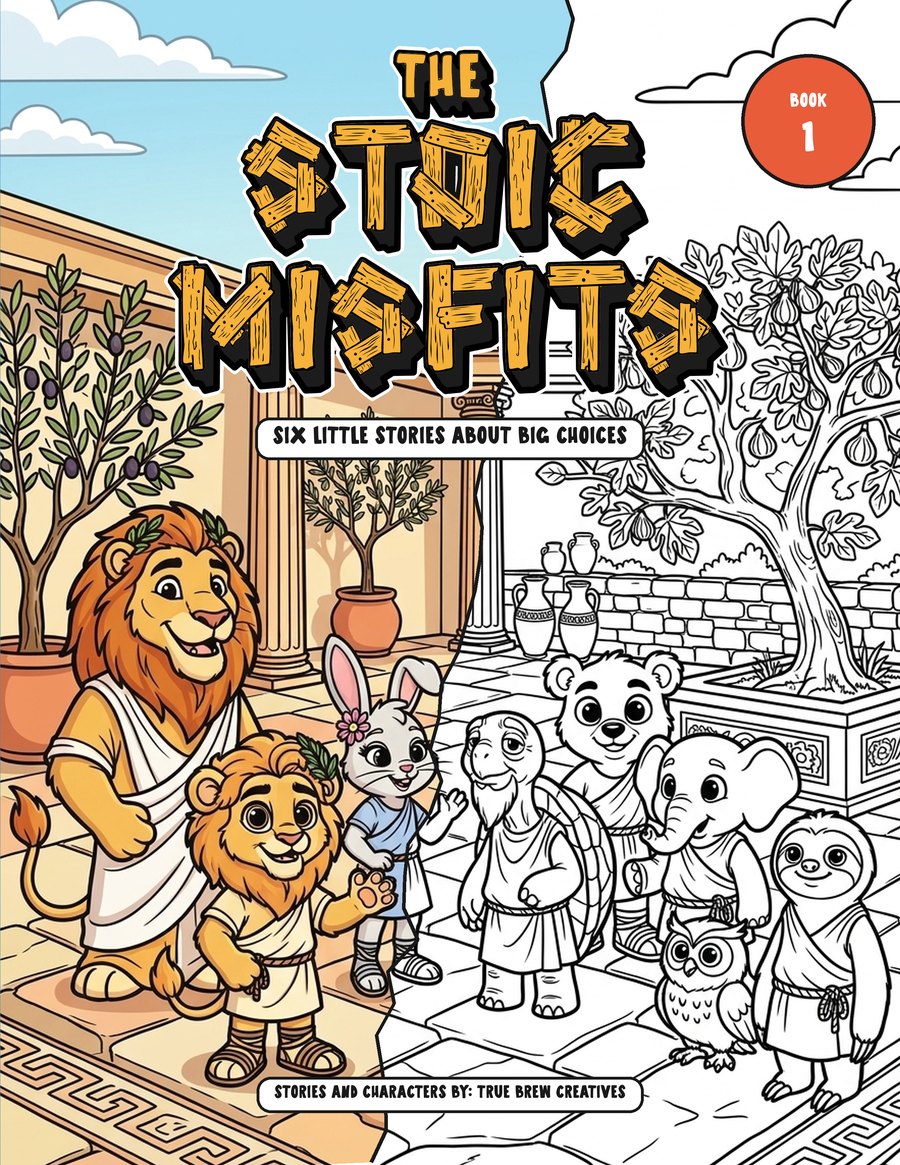 The Stoic Misfits, Book 1: Six Little Stories About Big Choices, book cover